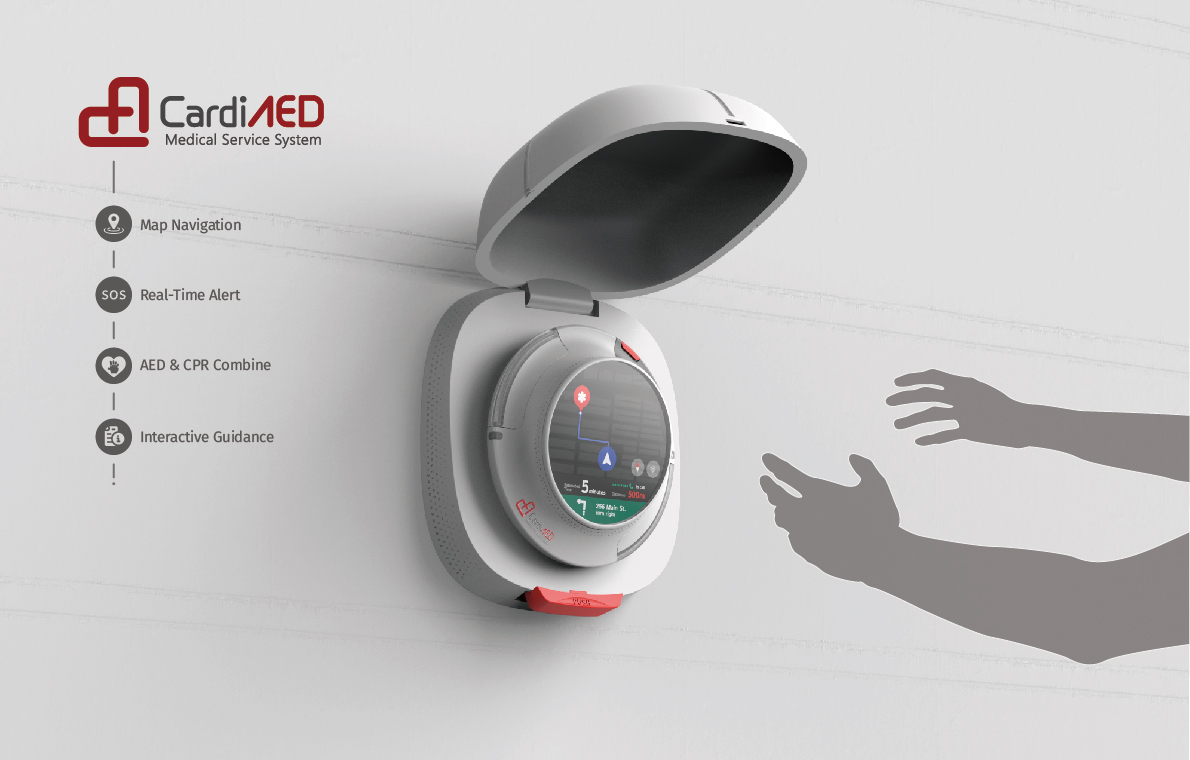 Photo of the CardiAED Medical System