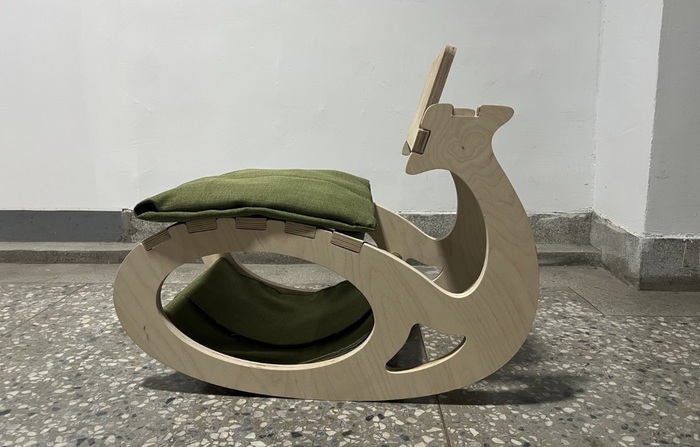 漫森活兒童搖椅作品照