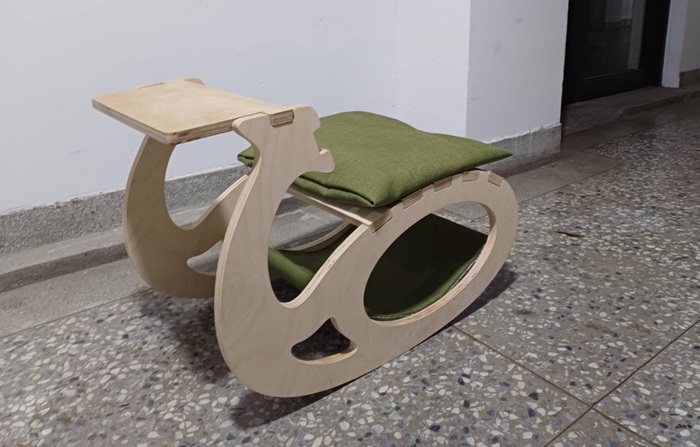 漫森活兒童搖椅作品照